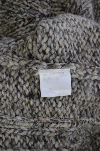 画像7: TORNADO MART / クロスネックイタリアンニットソー ベージュ L T-25-11-19-008-TO-to-YM-ZT (7)