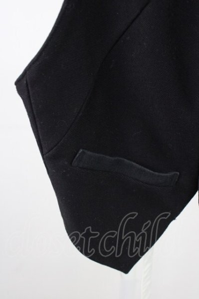 画像4: IFSIXWASNINE / SLIP VEST ベスト 0（レディース） ブラックｘホワイト T-25-11-19-001-IF-to-YM-ZT (4)