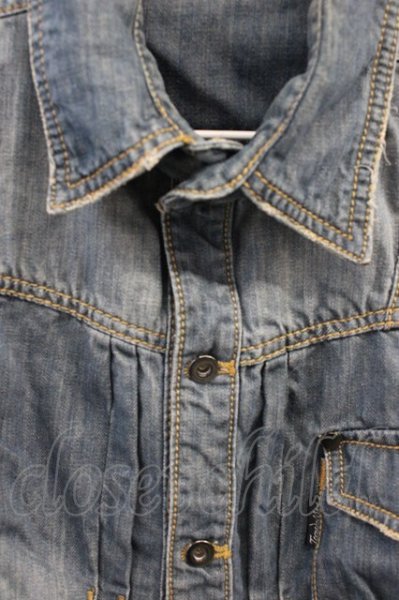 画像3: TORNADO MART / ストレッチタックデニムジャケット Gジャン L インディゴ T-25-11-19-009-TO-sh-YM-ZT (3)