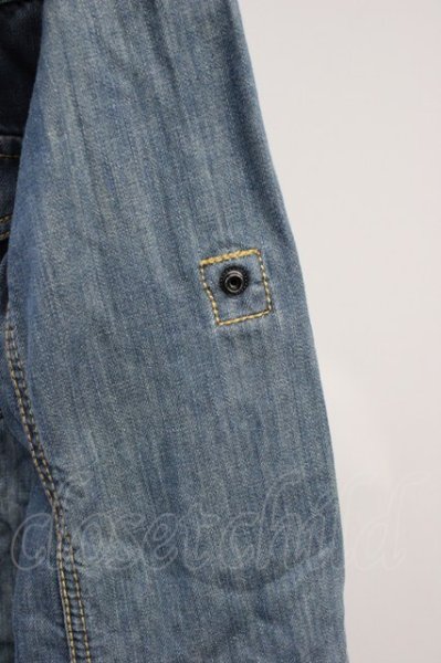 画像4: TORNADO MART / ストレッチタックデニムジャケット Gジャン L インディゴ T-25-11-19-009-TO-sh-YM-ZT (4)