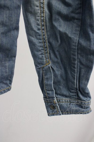 画像5: TORNADO MART / ストレッチタックデニムジャケット Gジャン L インディゴ T-25-11-19-009-TO-sh-YM-ZT (5)