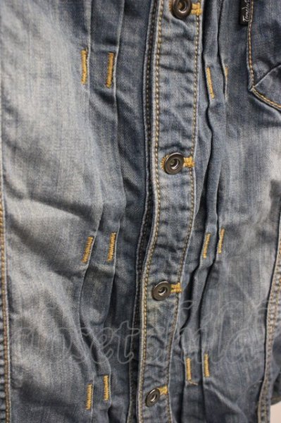 画像6: TORNADO MART / ストレッチタックデニムジャケット Gジャン L インディゴ T-25-11-19-009-TO-sh-YM-ZT (6)