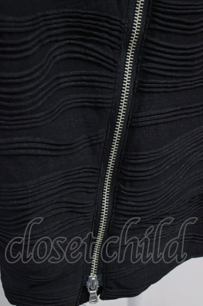 画像6: TORNADO MART / 格子ウェーブ7分袖スタンドジャケット LL ブラック T-25-11-19-010-TO-to-YM-ZT (6)