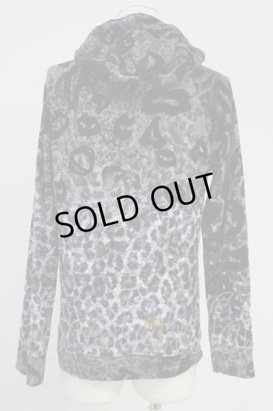 画像2: maxsix / レオパードグラデーションパーカー M ブラックｘグレー T-25-11-19-011-ma-to-YM-ZT (2)