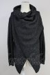 画像1: TORNADO MART / エステルリリーヤーンニットガウンカーディガン LL ブラック T-25-11-19-013-TO-to-YM-ZT (1)