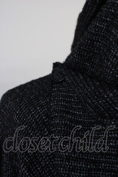 画像4: TORNADO MART / エステルリリーヤーンニットガウンカーディガン LL ブラック T-25-11-19-013-TO-to-YM-ZT (4)
