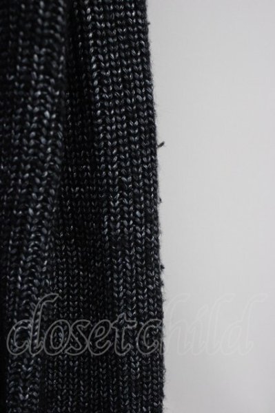 画像7: TORNADO MART / エステルリリーヤーンニットガウンカーディガン LL ブラック T-25-11-19-013-TO-to-YM-ZT (7)