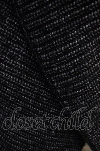 画像8: TORNADO MART / エステルリリーヤーンニットガウンカーディガン LL ブラック T-25-11-19-013-TO-to-YM-ZT (8)