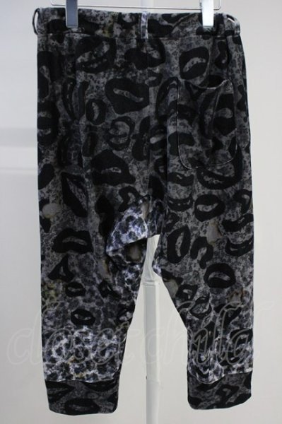 画像2: maxsix / レオパードグラデーションサルエルパンツ M ブラックｘグレー T-25-11-19-015-ma-pa-YM-ZT (2)