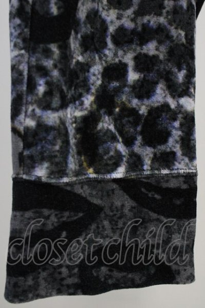 画像5: maxsix / レオパードグラデーションサルエルパンツ M ブラックｘグレー T-25-11-19-015-ma-pa-YM-ZT (5)