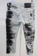 画像2: LGB / ST103/3/4/ クロップドブリーチデニムパンツ 25（レディース） ブラックｘグレー T-25-11-19-016-LG-pa-YM-ZT (2)