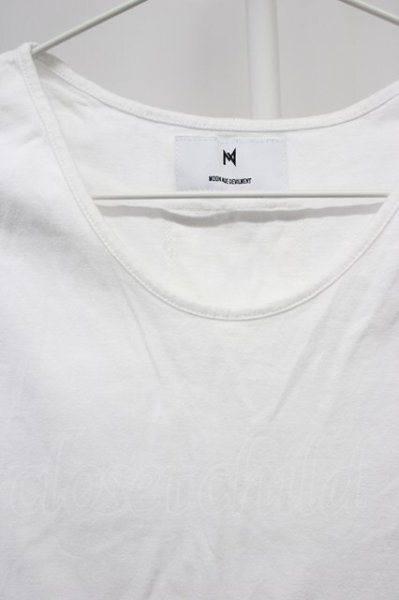 画像3: Moonage Devilment / オーバーラウンドタンクトップ F ホワイト T-25-11-20-002-Mo-to-YM-ZT (3)