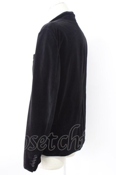 画像3: SEANA / ベルベットピークドラペルテーラードジャケット L ブラック T-25-11-20-018-SE-ja-YM-ZT (3)