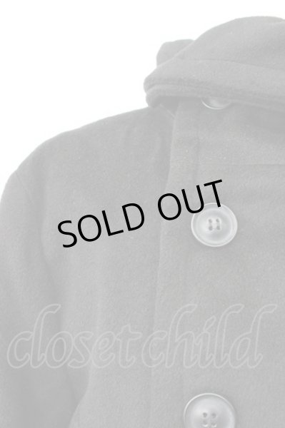 画像4: SEANA / ハイネックアシンメトリーコート L ブラック T-25-11-20-020-SE-ja-YM-ZT-M108 (4)