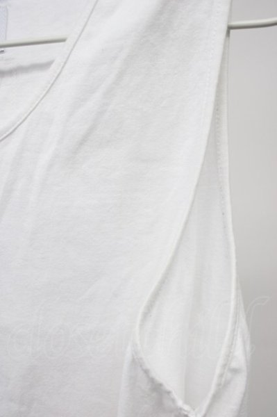 画像6: Moonage Devilment / オーバーラウンドタンクトップ F ホワイト T-25-11-20-002-Mo-to-YM-ZT (6)