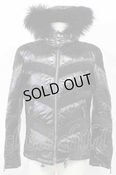 画像1: TORNADO MART / ラムスウェードコンビダウンジャケット ブルゾン M ブラック T-25-11-20-022-TO-ou-YM-ZT (1)