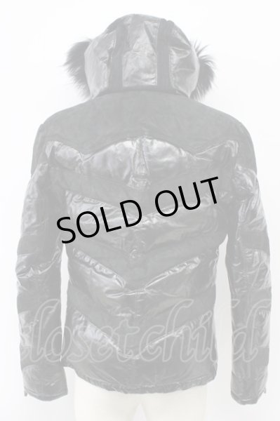 画像2: TORNADO MART / ラムスウェードコンビダウンジャケット ブルゾン M ブラック T-25-11-20-022-TO-ou-YM-ZT (2)