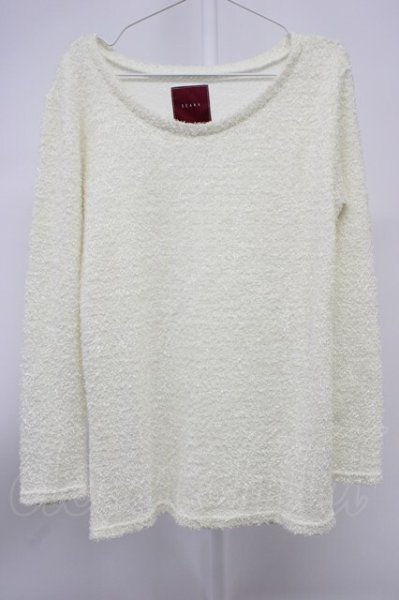 画像1: SEANA / ラメミックスラウドネックニットソー L アイボリー T-25-11-20-003-SE-to-YM-ZT (1)