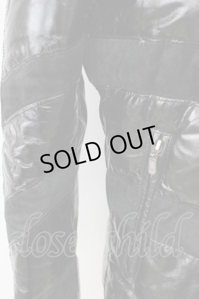 画像6: TORNADO MART / ラムスウェードコンビダウンジャケット ブルゾン M ブラック T-25-11-20-022-TO-ou-YM-ZT (6)