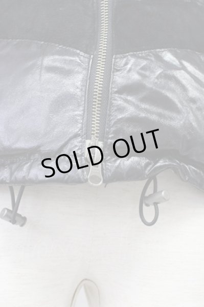 画像8: TORNADO MART / ラムスウェードコンビダウンジャケット ブルゾン M ブラック T-25-11-20-022-TO-ou-YM-ZT (8)