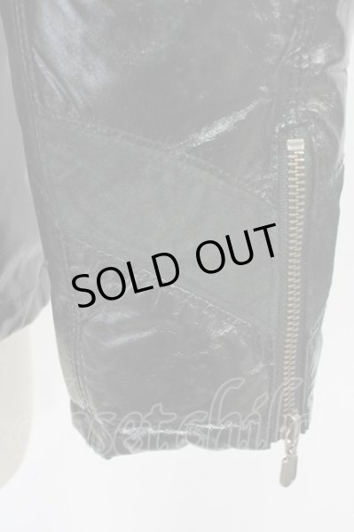 画像9: TORNADO MART / ラムスウェードコンビダウンジャケット ブルゾン M ブラック T-25-11-20-022-TO-ou-YM-ZT (9)