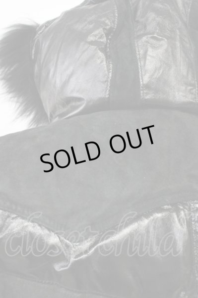 画像10: TORNADO MART / ラムスウェードコンビダウンジャケット ブルゾン M ブラック T-25-11-20-022-TO-ou-YM-ZT (10)