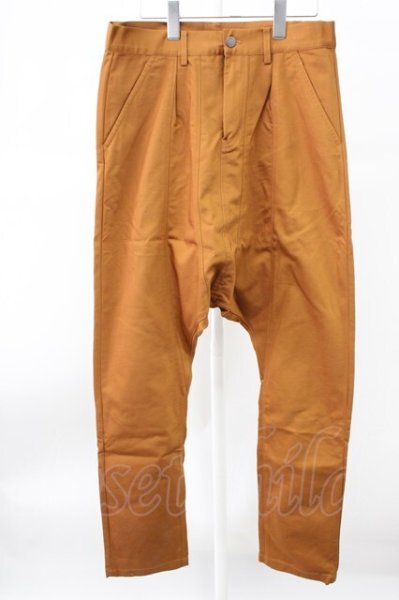 画像1: TORNADO MART / C/Nダブルレイヤーストレッチサルエルパンツ M ライトブラウン T-25-11-20-023-TO-pa-YM-ZT (1)