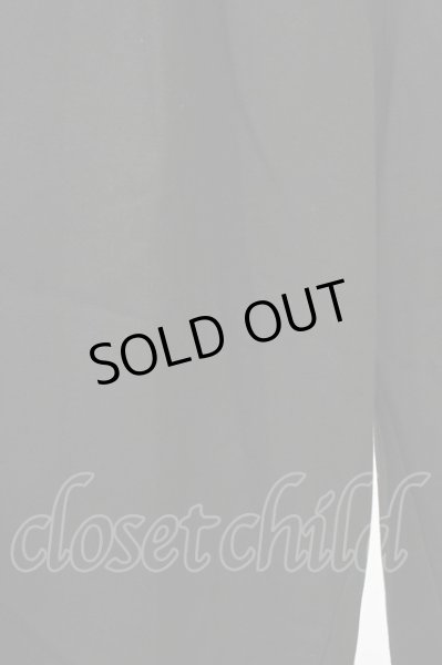 画像5: Moonage Devilment / ポリレーヨンプリーツワイドスラックステーパードパンツ 01 ブラック T-25-11-20-024-Mo-pa-YM-ZT (5)