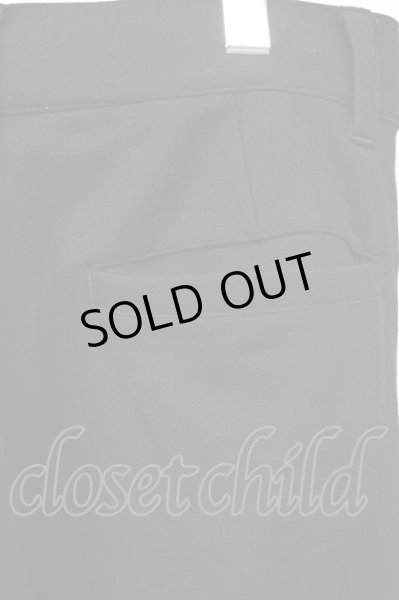 画像6: Moonage Devilment / ポリレーヨンプリーツワイドスラックステーパードパンツ 01 ブラック T-25-11-20-024-Mo-pa-YM-ZT (6)