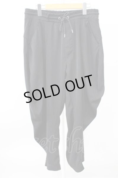 画像1: NO ID. / ドレープイージートラウザーズ 2 ブラック T-25-11-20-025-NO-pa-YM-ZT289 (1)