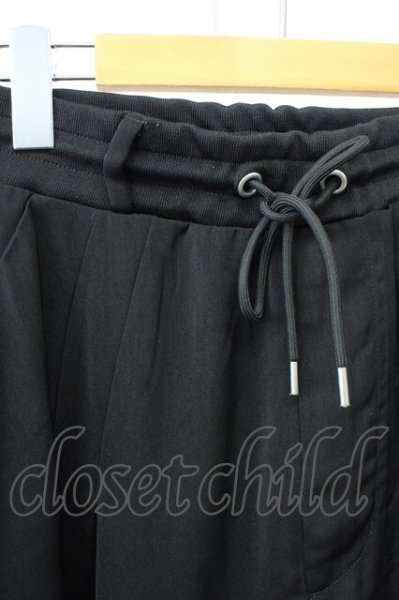 画像3: NO ID. / ドレープイージートラウザーズ 2 ブラック T-25-11-20-025-NO-pa-YM-ZT (3)