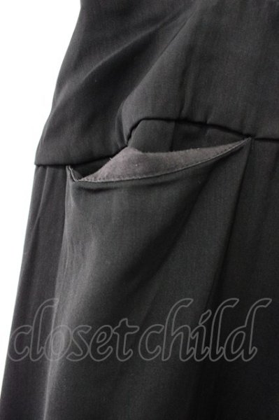 画像6: NO ID. / ドレープイージートラウザーズ 2 ブラック T-25-11-20-025-NO-pa-YM-ZT (6)