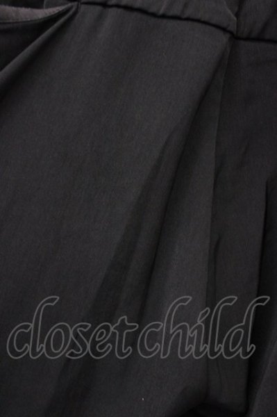 画像7: NO ID. / ドレープイージートラウザーズ 2 ブラック T-25-11-20-025-NO-pa-YM-ZT (7)