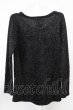 画像2: SEANA / ラメミックスラウドネックニットソー L ブラック T-25-11-20-006-SE-to-YM-ZT (2)