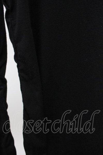 画像6: TORNADO MART / サイド編み込みロングカットソー  ブラック T-25-11-20-008-TO-to-YM-ZT (6)