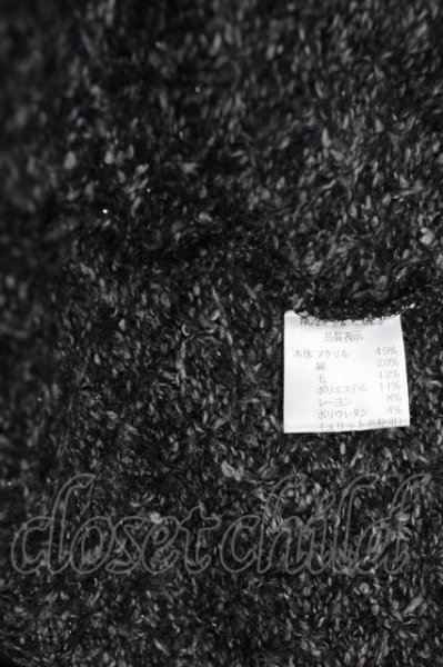 画像9: TORNADO MART / クロゼットフードフリンジロングパーカー  ブラックｘグレー T-25-11-20-013-TO-ou-YM-ZT (9)