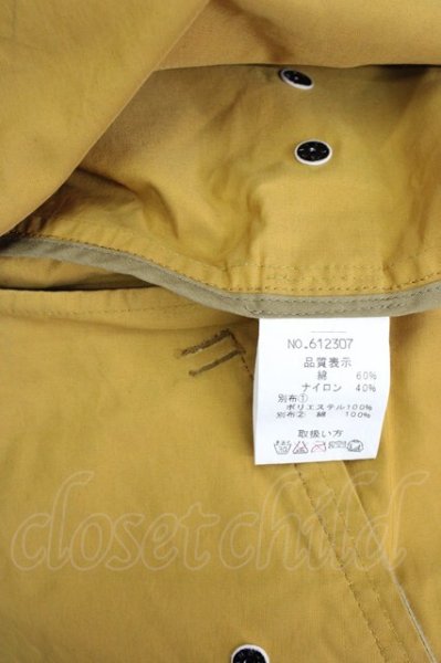 画像8: EGO TRIPPING / ナイロンツイルジャケット 48 マスタード T-25-11-20-014-EG-ja-YM-ZT (8)