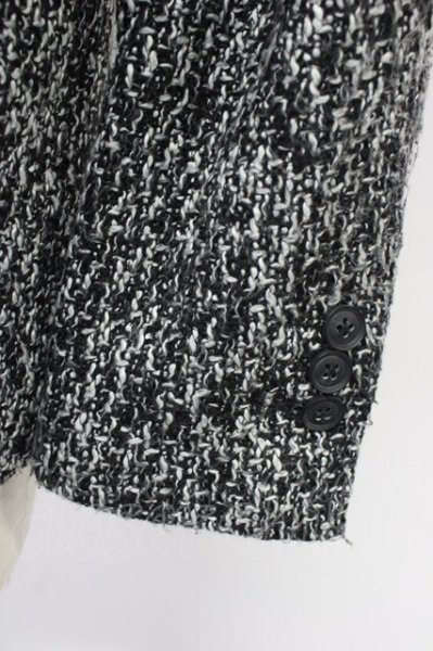 画像5: SEANA / ミックスツイードテーラードジャケット L グレー T-25-11-20-015-SE-ja-YM-ZT (5)