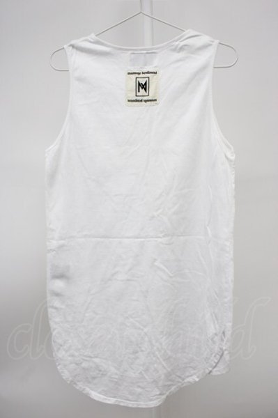 画像2: Moonage Devilment / オーバーラウンドタンクトップ F ホワイト T-25-11-20-002-Mo-to-YM-ZT (2)