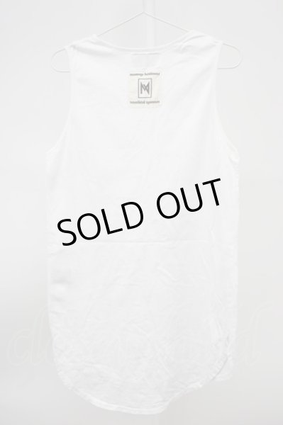 画像2: Moonage Devilment / オーバーラウンドタンクトップ F ホワイト T-25-11-20-002-Mo-to-YM-ZT293 (2)