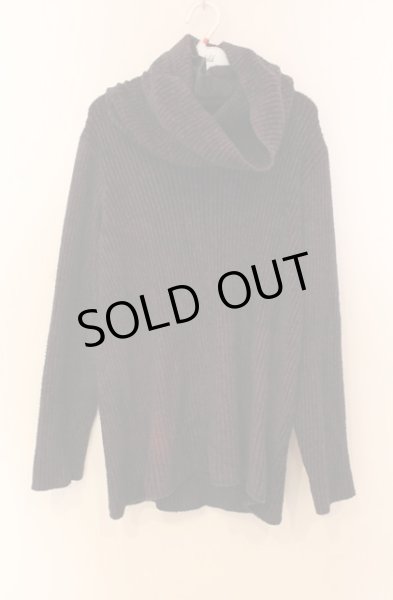 画像1: FUGA / Apologue フェザーヤーンドレープオフタートルネックニット 44 レッド T-25-11-22-027-FU-to-YM-ZT (1)