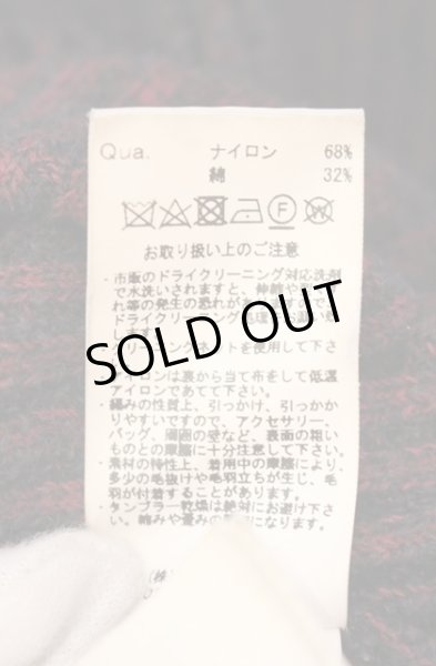 画像4: FUGA / Apologue フェザーヤーンドレープオフタートルネックニット 44 レッド T-25-11-22-027-FU-to-YM-ZT (4)