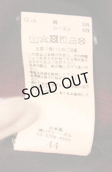 画像3: CIVARIZE / Roam チェックガウンカーディガン 44 レッド T-25-11-22-028-CI-to-YM-ZT (3)