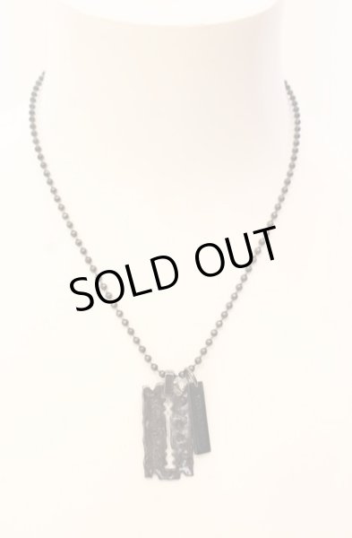 画像1: Moonage Devilment / レイザーネックレス 50cm ブラック T-25-11-22-030-Mo-ac-YM-ZT (1)