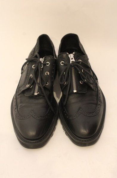 画像1: CIVARIZE / Heir フロントZIPソールシューズ 42（26-26.5cm） ブラック T-25-11-22-039-CI-sho-YM-ZT (1)