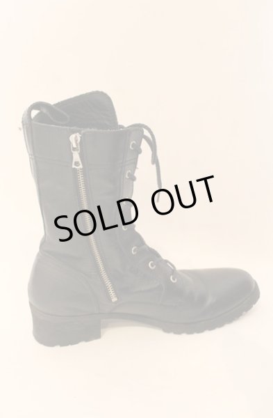 画像4: NO ID. / レースアップレザーブーツ 40（約26cm） ブラック T-25-11-22-040-NO-sho-YM-ZT (4)