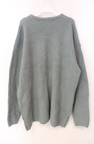 画像2: NO ID. / プレミアムライトニットC-N-BIG-PO　ニット ONE グリーン T-25-11-22-010-NO-to-YM-ZT (2)