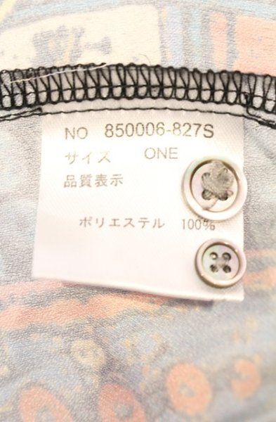 画像4: NO ID. / 総柄オープンカラーSH シャツ ONE マルチｘブラック T-25-11-22-011-NO-sh-YM-ZT (4)