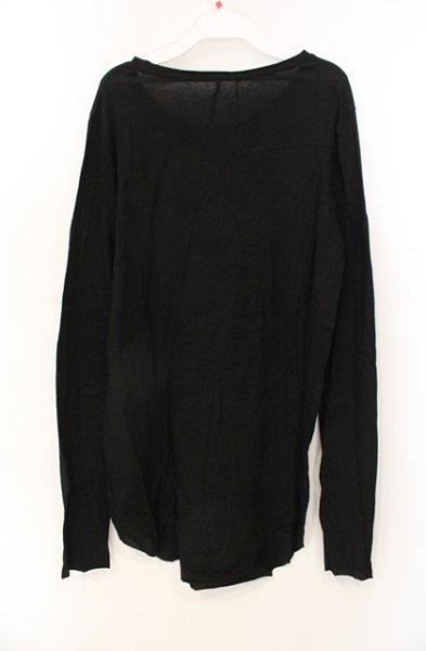 画像2: Moonage Devilment / 切り替えL/Sカットソー 46 ブラック T-25-11-22-014-Mo-to-YM-ZT (2)