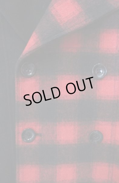 画像2: CIVARIZE / バイカラーメルトントレンチコート 44 ブラックｘレッド T-25-11-22-026-CI-ou-YM-ZT (2)